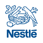Nestlé logo sininen