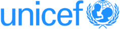 Unicef logo sininen